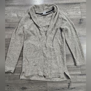 Zara | Gray Open Front Cardigan